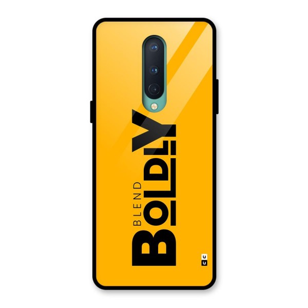 Blend Bold Glass Back Case for OnePlus 8