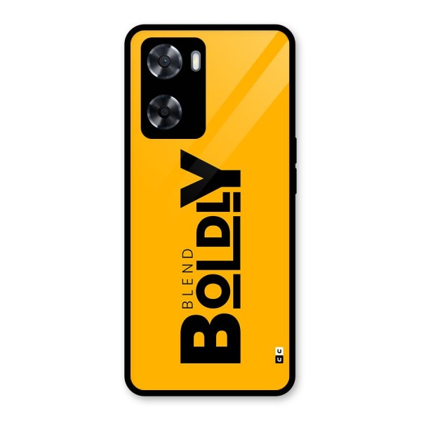 Blend Bold Glass Back Case for Oppo A57 2022