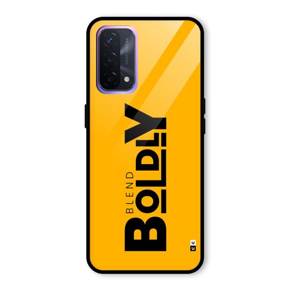 Blend Bold Glass Back Case for Oppo A74 5G