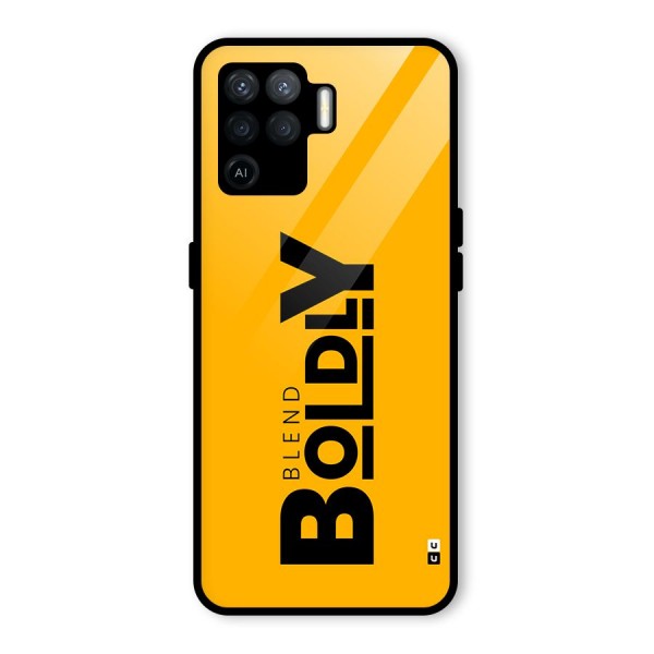 Blend Bold Glass Back Case for Oppo F19 Pro