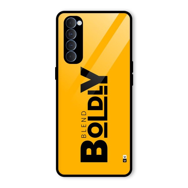 Blend Bold Glass Back Case for Oppo Reno4 Pro