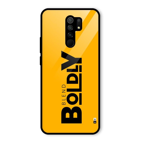 Blend Bold Glass Back Case for Redmi 9 Prime