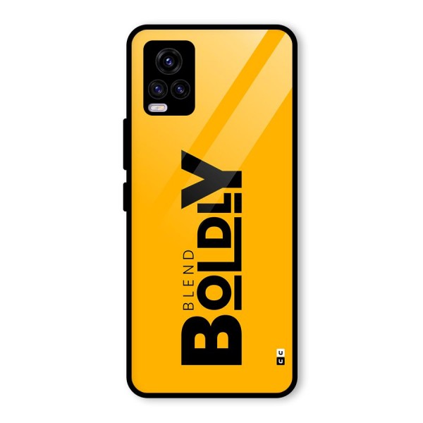 Blend Bold Glass Back Case for Vivo V20