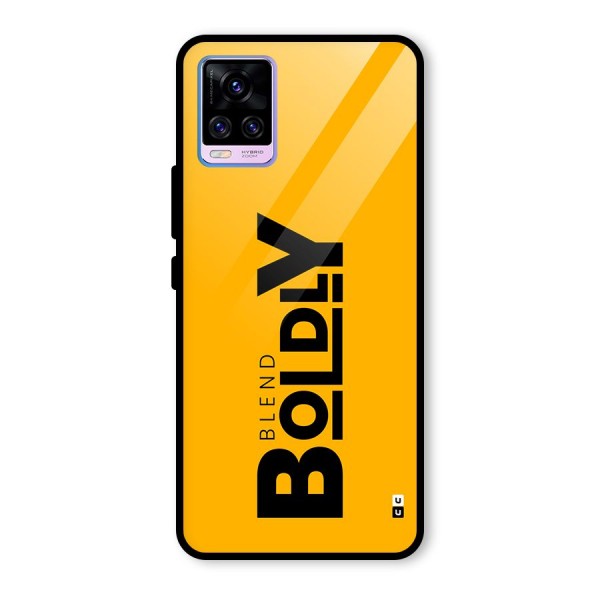 Blend Bold Glass Back Case for Vivo V20 Pro