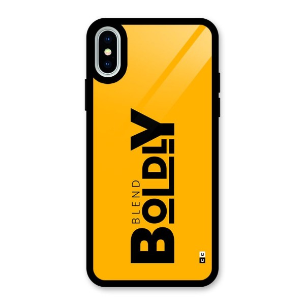 Blend Bold Glass Back Case for iPhone X