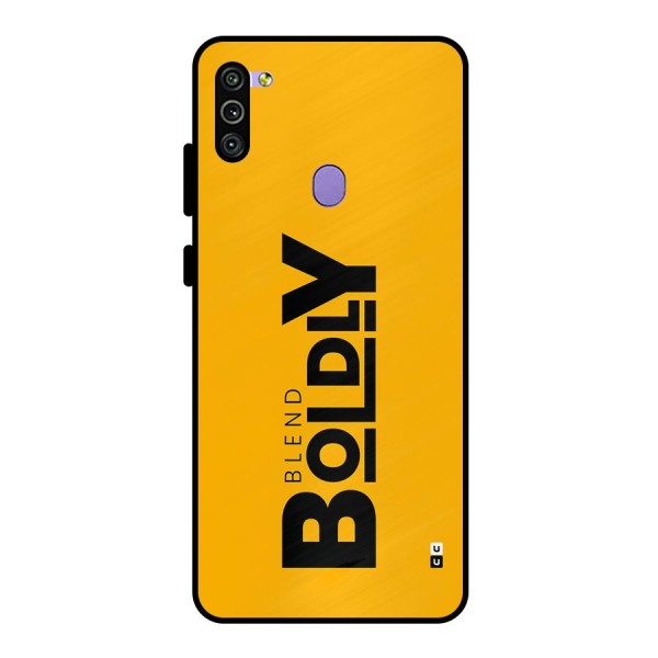 Blend Bold Metal Back Case for Galaxy M11