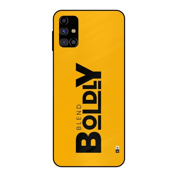 Blend Bold Metal Back Case for Galaxy M31s