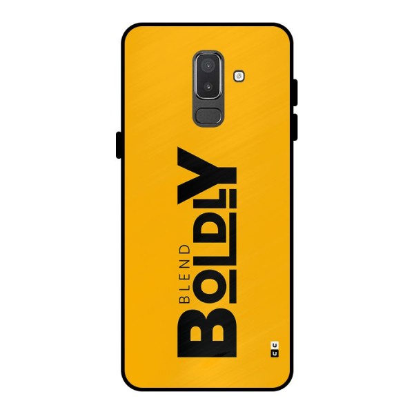 Blend Bold Metal Back Case for Galaxy On8 (2018)