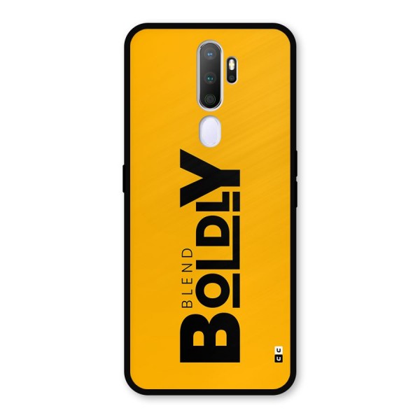 Blend Bold Metal Back Case for Oppo A5 (2020)