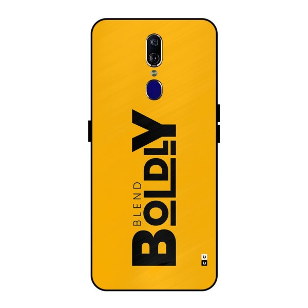 Blend Bold Metal Back Case for Oppo F11