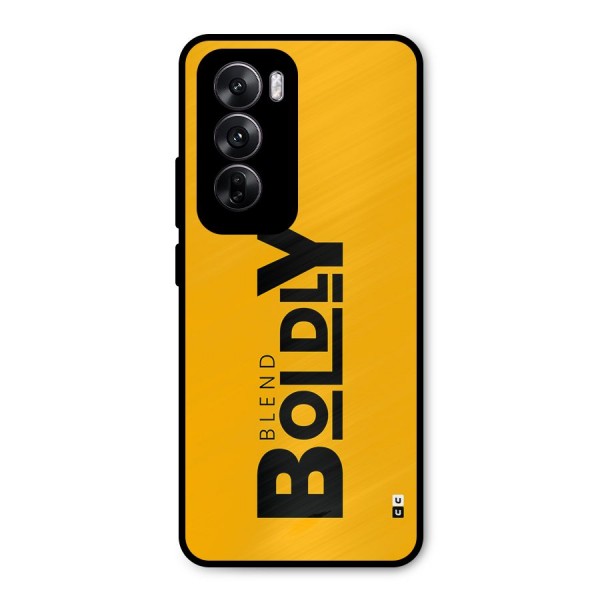 Blend Bold Metal Back Case for Oppo Reno12