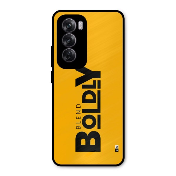 Blend Bold Metal Back Case for Oppo Reno12 Pro