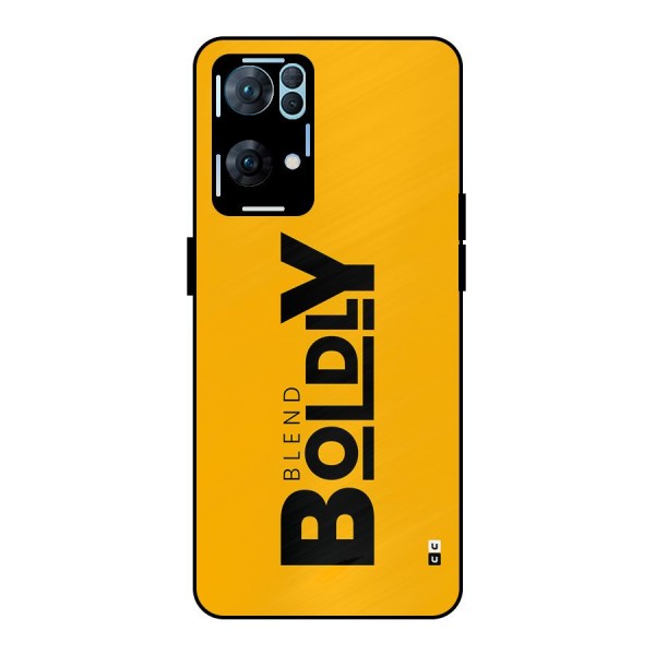 Blend Bold Metal Back Case for Oppo Reno7 Pro 5G