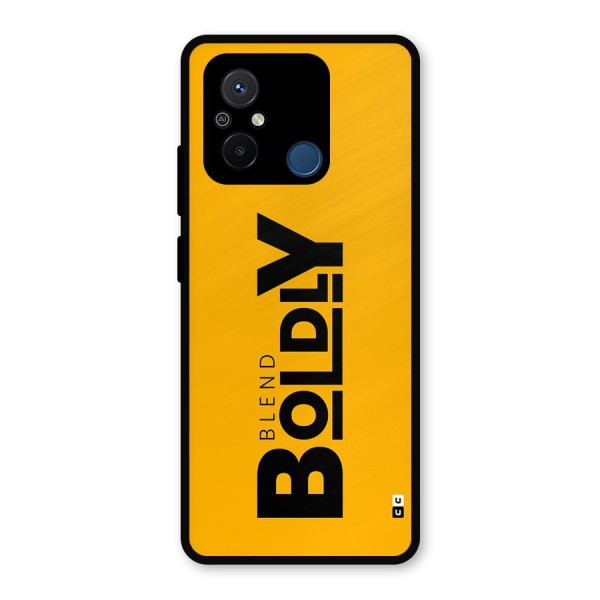 Blend Bold Metal Back Case for Poco C55