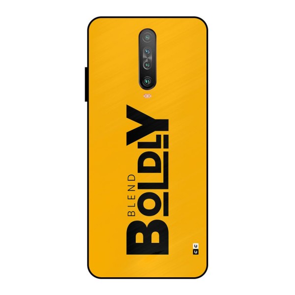 Blend Bold Metal Back Case for Poco X2