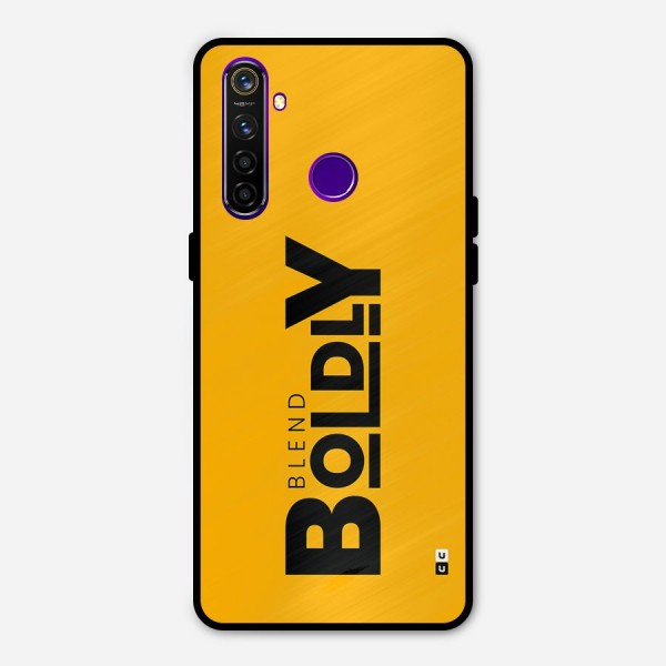 Blend Bold Metal Back Case for Realme 5 Pro