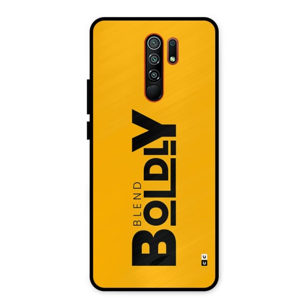 Blend Bold Metal Back Case for Redmi 9 Prime