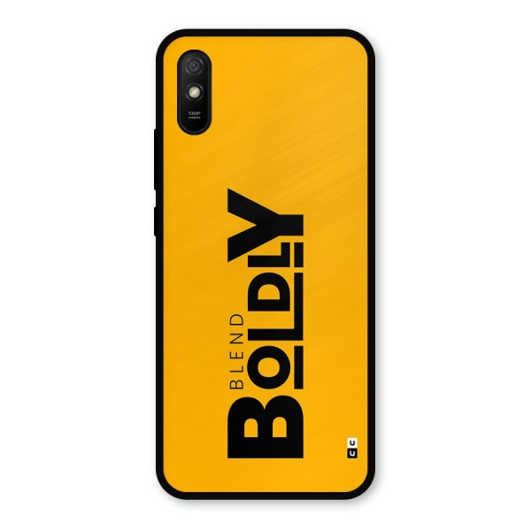 Blend Bold Metal Back Case for Redmi 9a