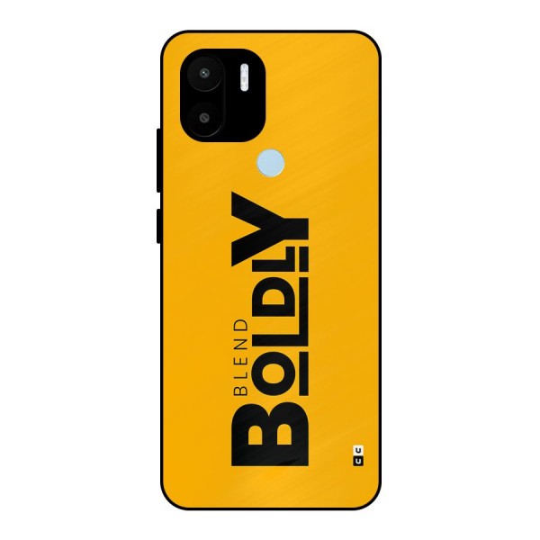 Blend Bold Metal Back Case for Redmi A2 Plus