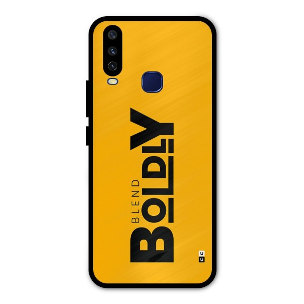 Blend Bold Metal Back Case for Vivo Y12