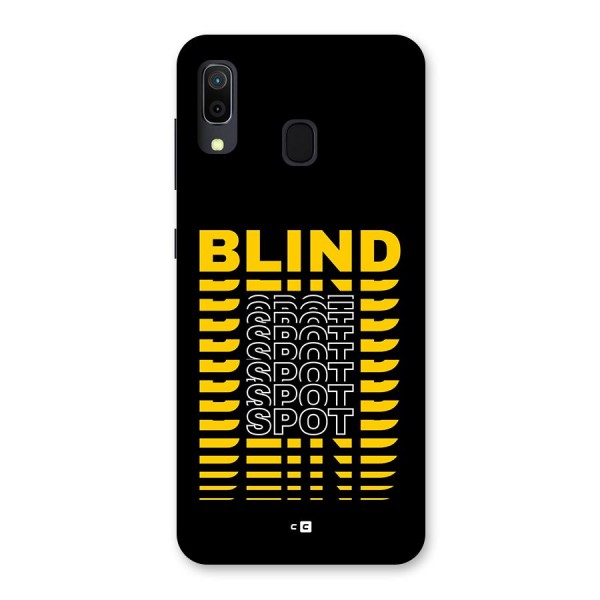 Blind Spot Back Case for Galaxy A20