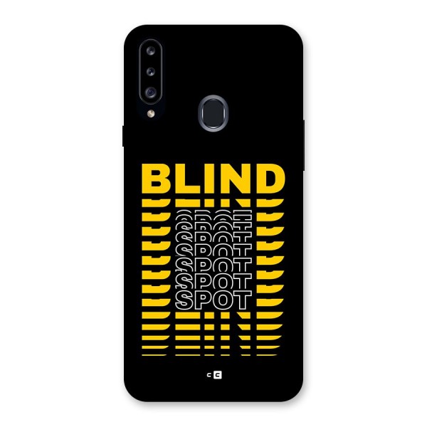 Blind Spot Back Case for Galaxy A20s