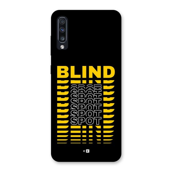 Blind Spot Back Case for Galaxy A70s