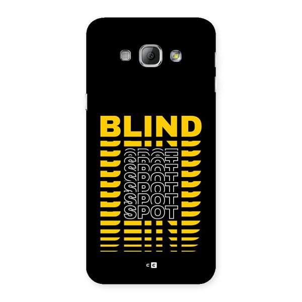 Blind Spot Back Case for Galaxy A8