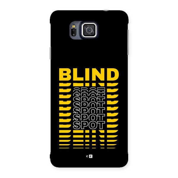 Blind Spot Back Case for Galaxy Alpha