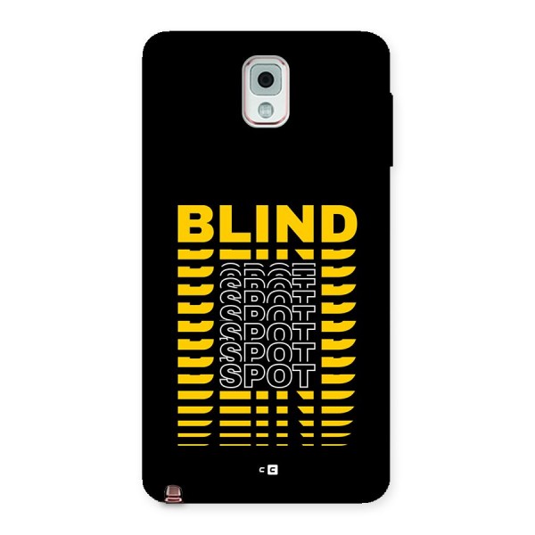 Blind Spot Back Case for Galaxy Note 3