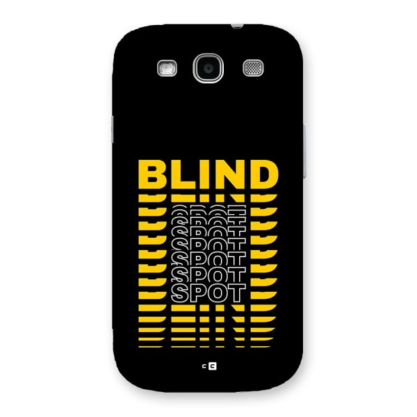 Blind Spot Back Case for Galaxy S3