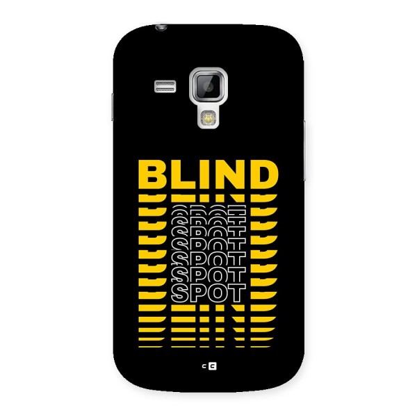 Blind Spot Back Case for Galaxy S Duos