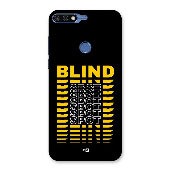 Blind Spot Back Case for Honor 7C