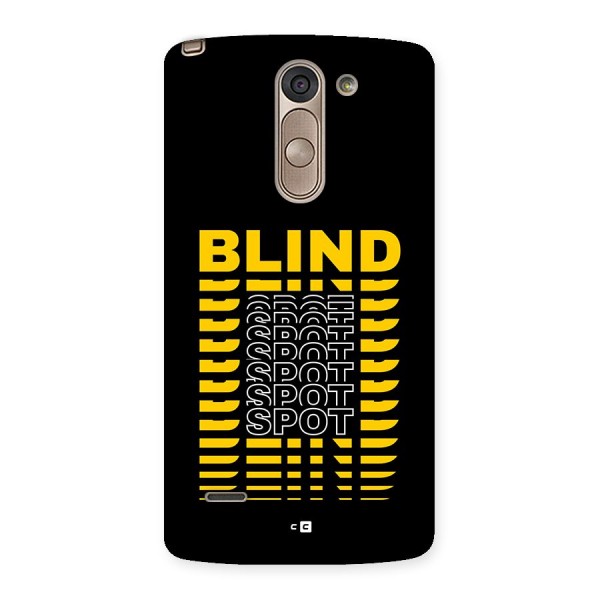 Blind Spot Back Case for LG G3 Stylus