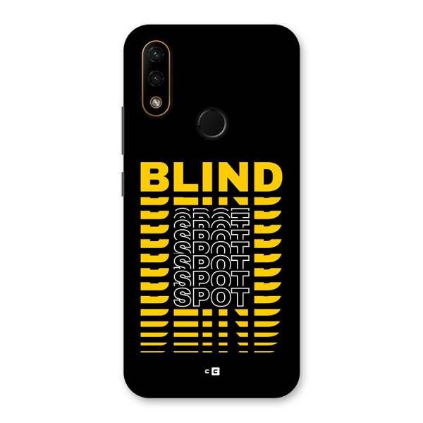 Blind Spot Back Case for Lenovo A6 Note