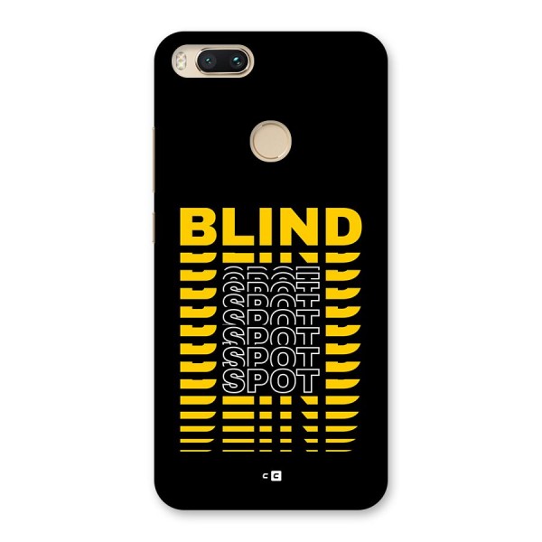 Blind Spot Back Case for Mi A1