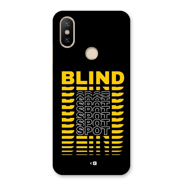 Blind Spot Back Case for Mi A2