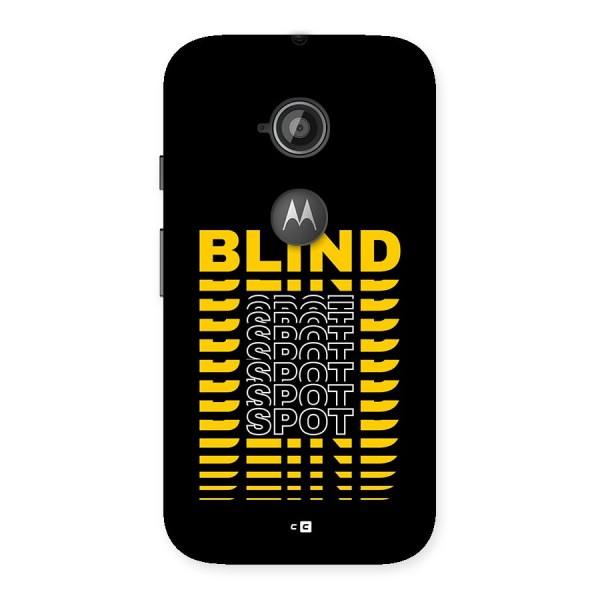 Blind Spot Back Case for Moto E 2nd Gen