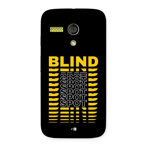 Blind Spot Back Case for Moto G