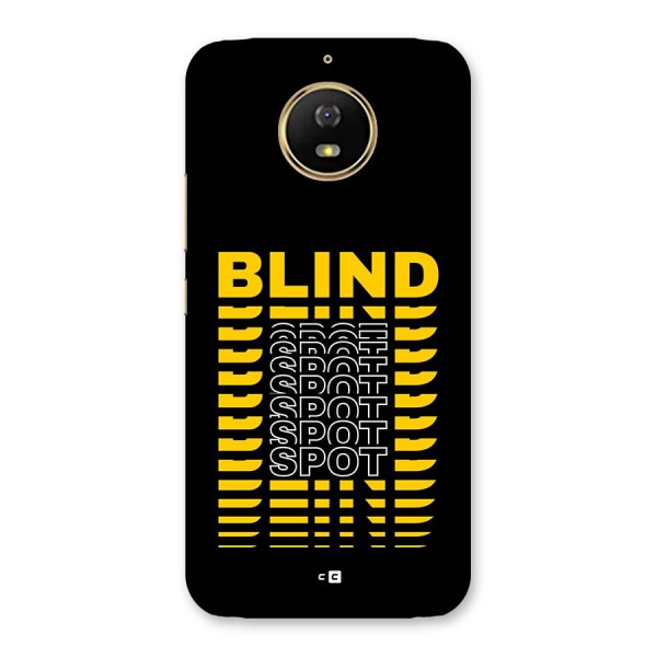 Blind Spot Back Case for Moto G5s