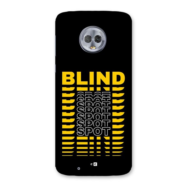 Blind Spot Back Case for Moto G6