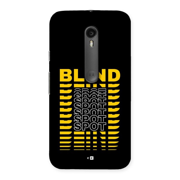 Blind Spot Back Case for Moto G Turbo