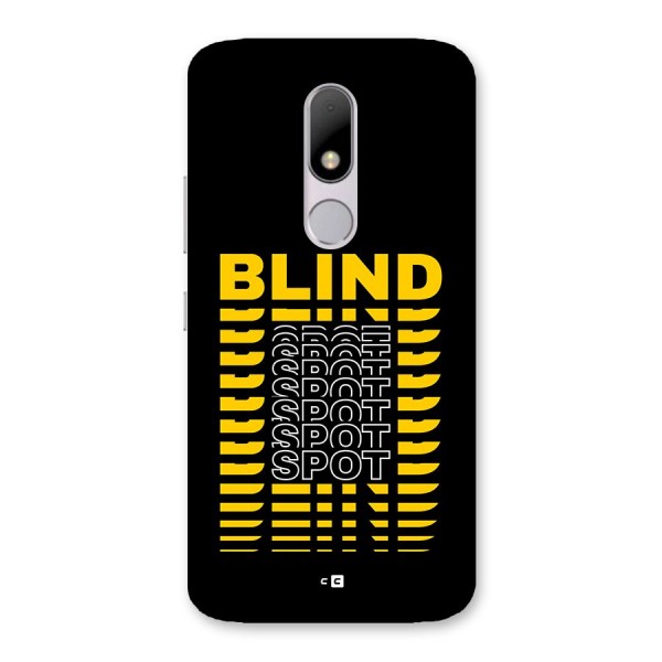 Blind Spot Back Case for Moto M