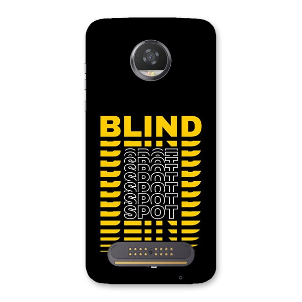 Blind Spot Back Case for Moto Z2 Play