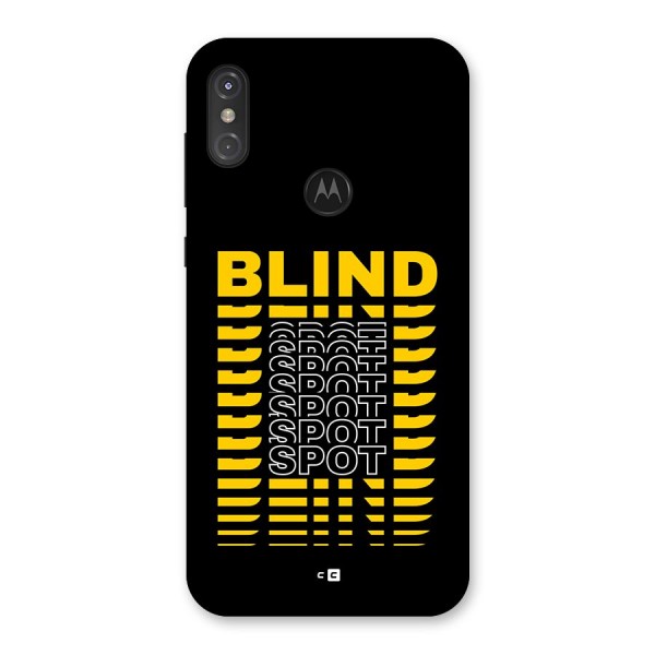 Blind Spot Back Case for Motorola One Power