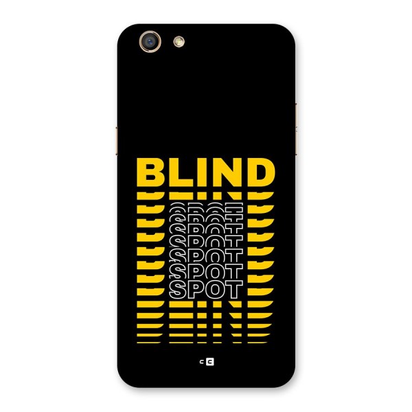 Blind Spot Back Case for Oppo F3