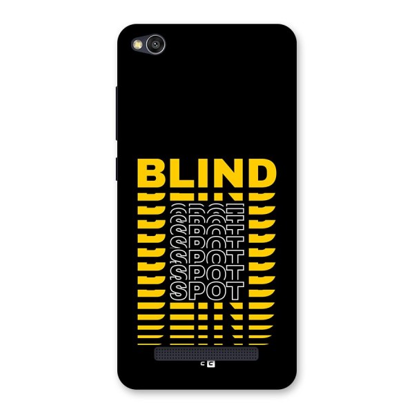 Blind Spot Back Case for Redmi 4A