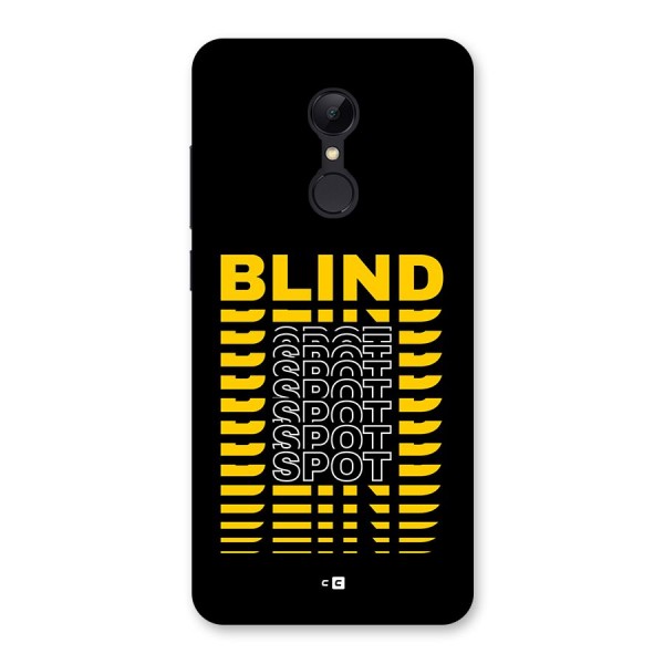 Blind Spot Back Case for Redmi 5