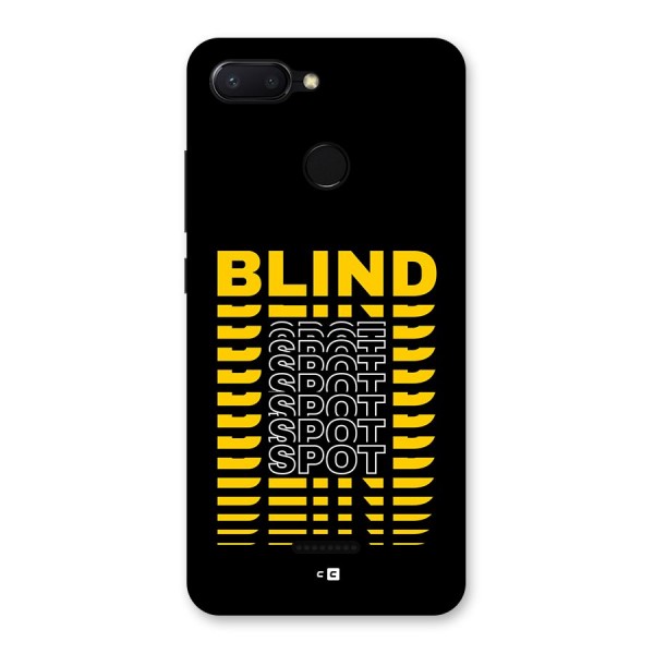 Blind Spot Back Case for Redmi 6