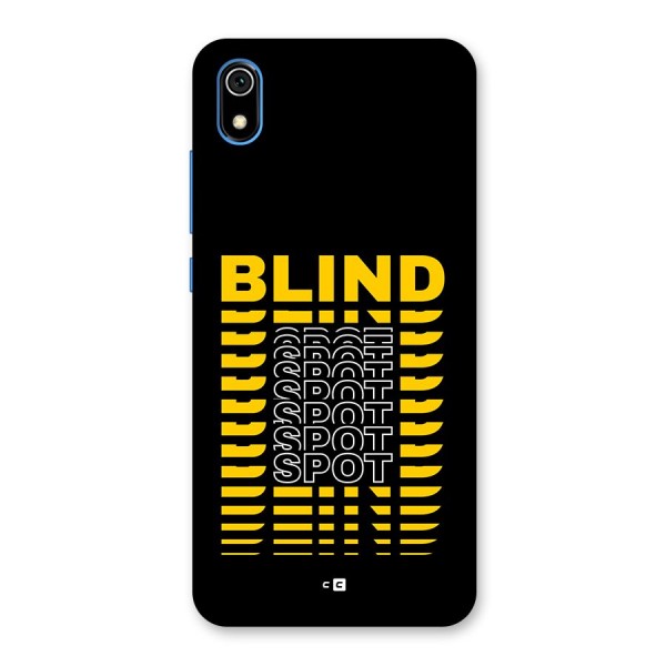 Blind Spot Back Case for Redmi 7A